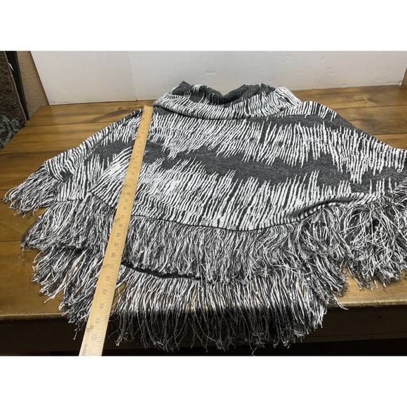 Ali Miles Women's 2X/3X Sweater Top Lagenlook Cowl Neck Striped - Picture 5 of 9